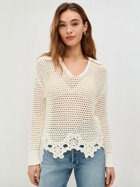 RAILS • Louise Sweater in Ivory